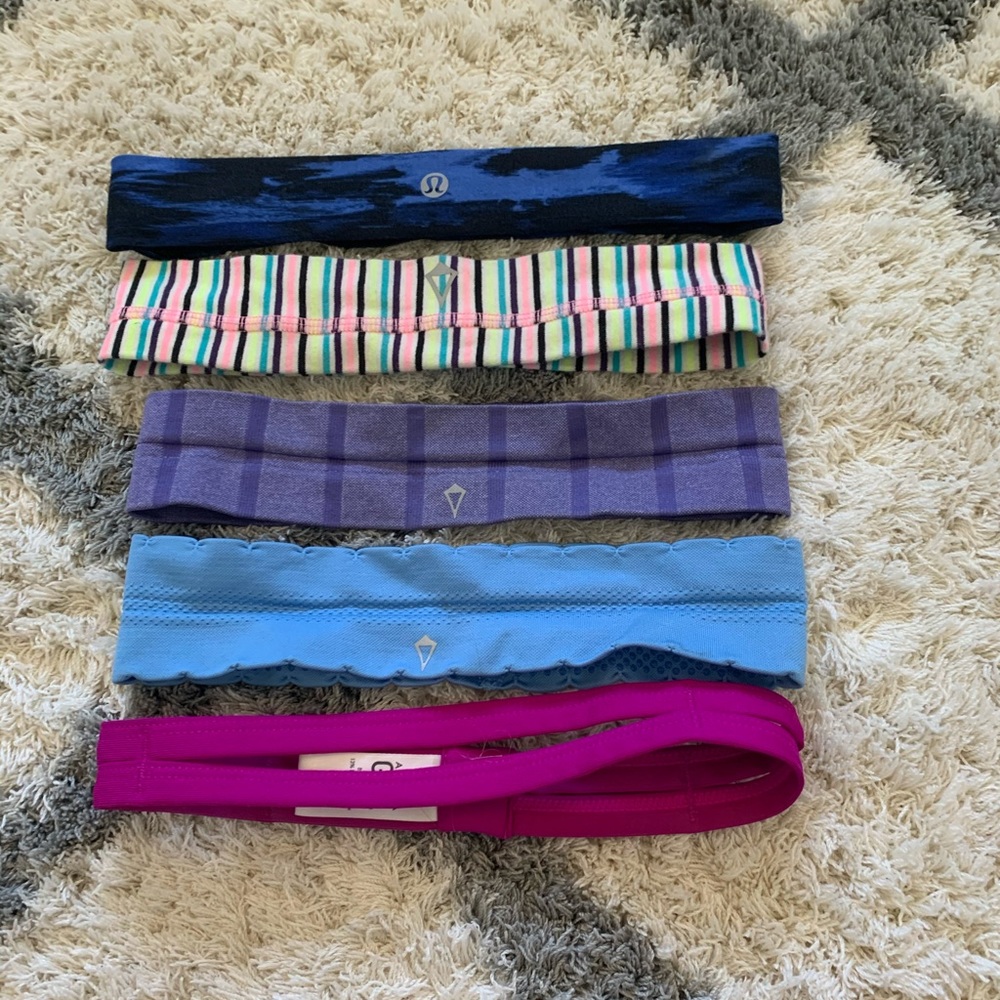 lululemon ivivva and athleta headbands